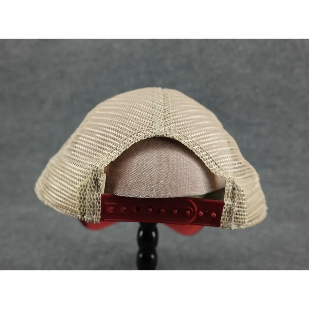 Prana Trucker Hat Womens OS Coral Zebra Print Mesh Snapback‎ Cap
